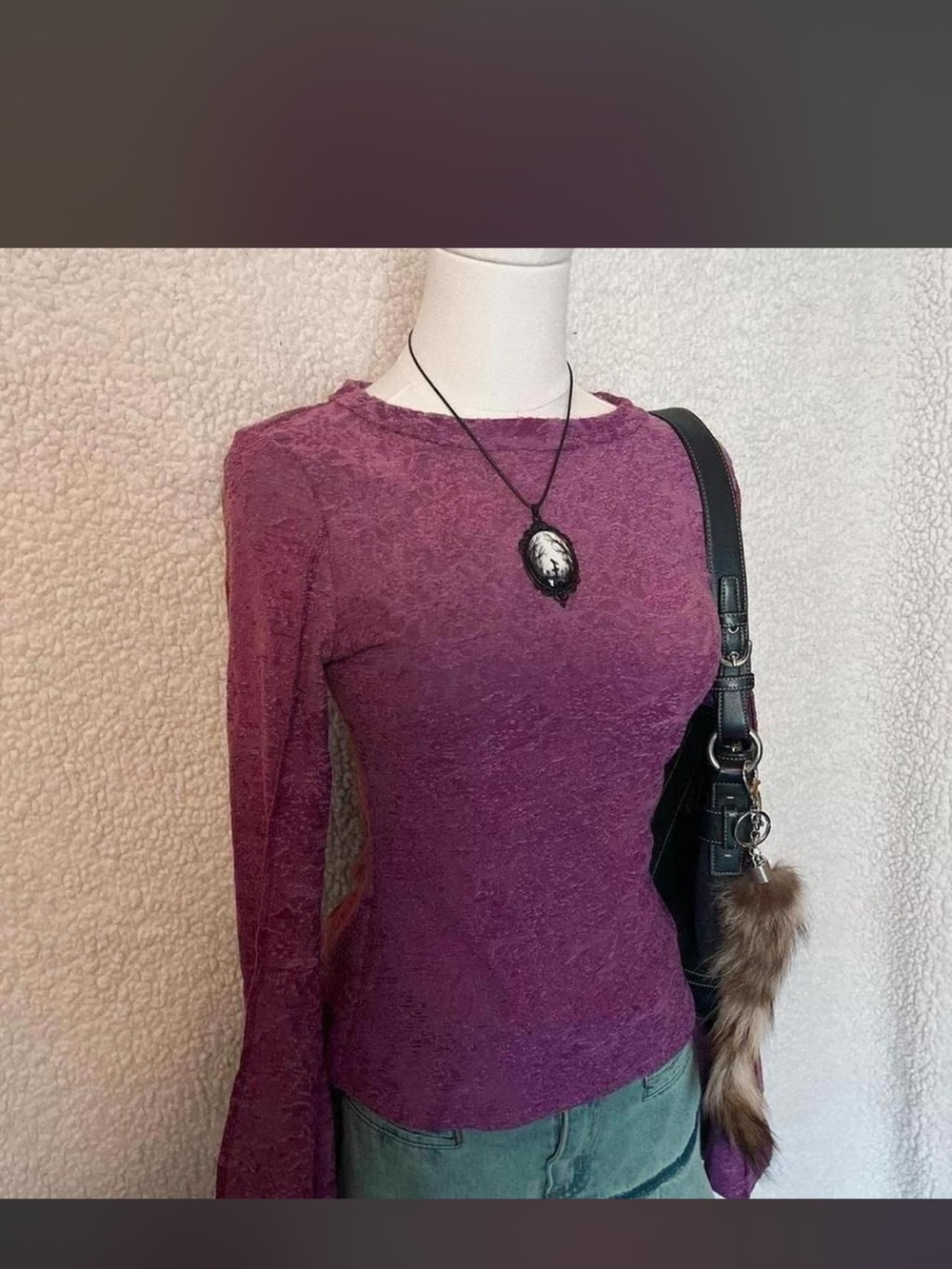 Long-Sleeve Crewneck Top